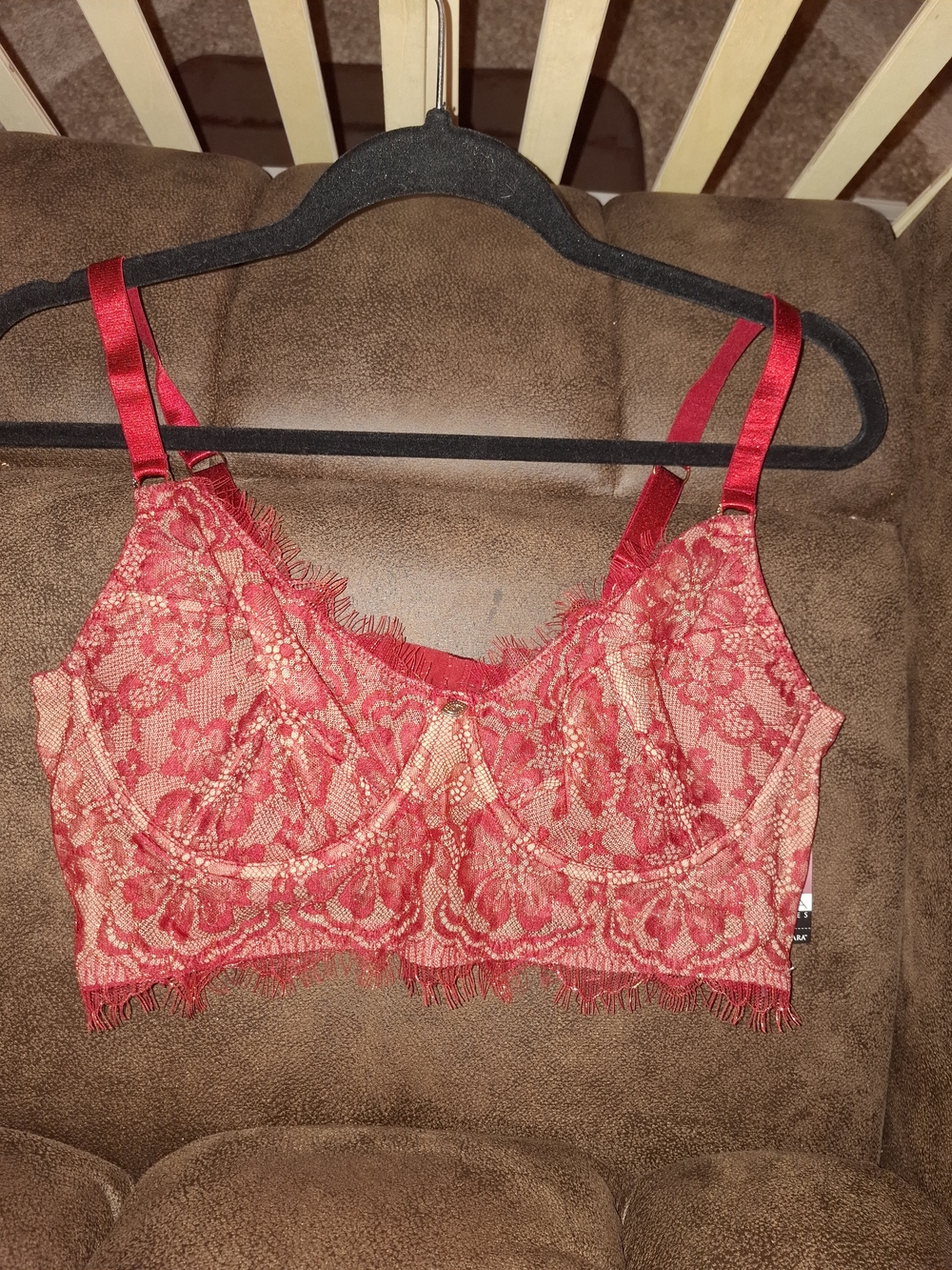 Sophia By Sophia 40C Red Lace Bra